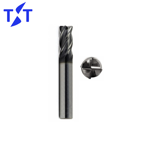 CARBIDE END MILL 4 FLUTES, CORNER RADIUS