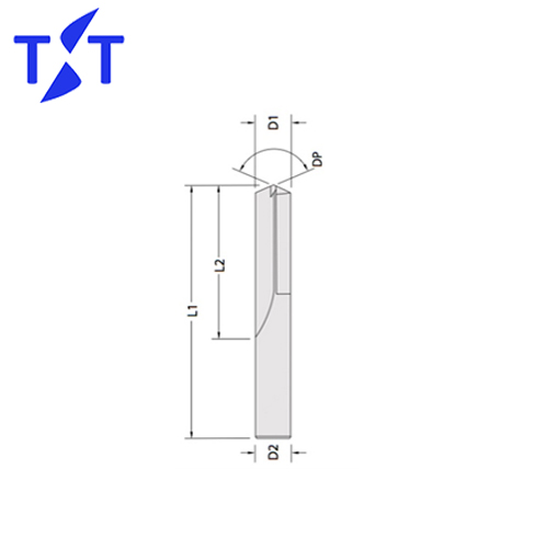 DOUBLE MARGIN STRAIGHT FLUTE DRILL